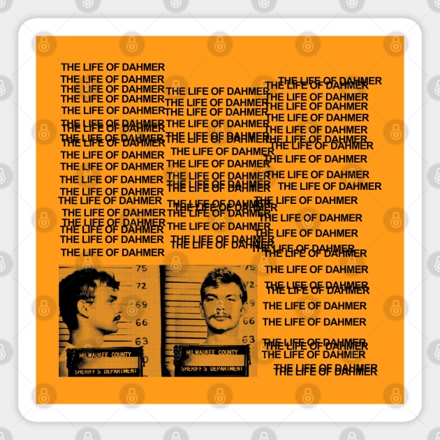 Jeffrey Dahmer Fan Art Design Magnet by DankFutura